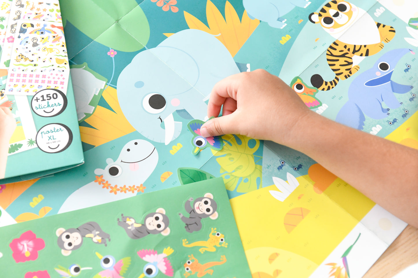 Poster créatif la jungle (3-6 ans)