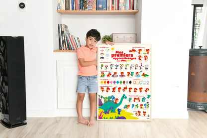Poster mes premiers apprentissages avec Nino Dino (2 - 5 ans)