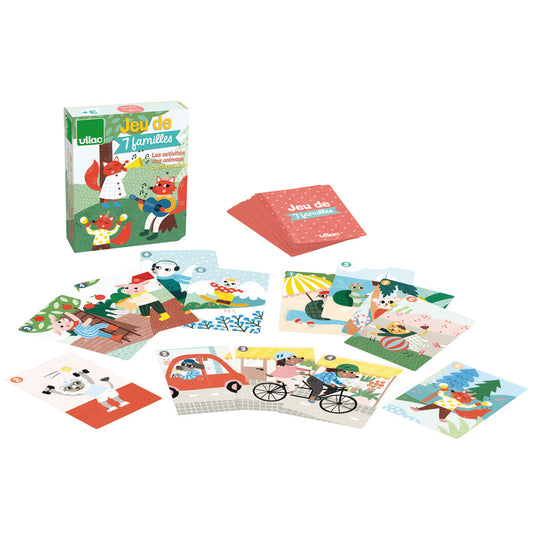 Jeu de 7 familles les activités des animaux