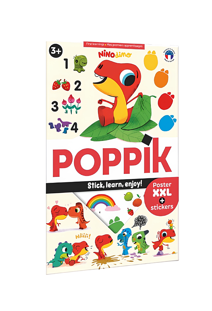 Poster mes premiers apprentissages avec Nino Dino (2 - 5 ans)